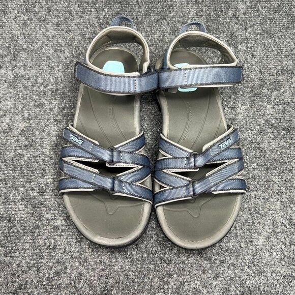 Teva Tirra Hiking Sandals Women's Size 7 Blue Grey Athletic Outdoor Water Shoes - Picture 3 of 11